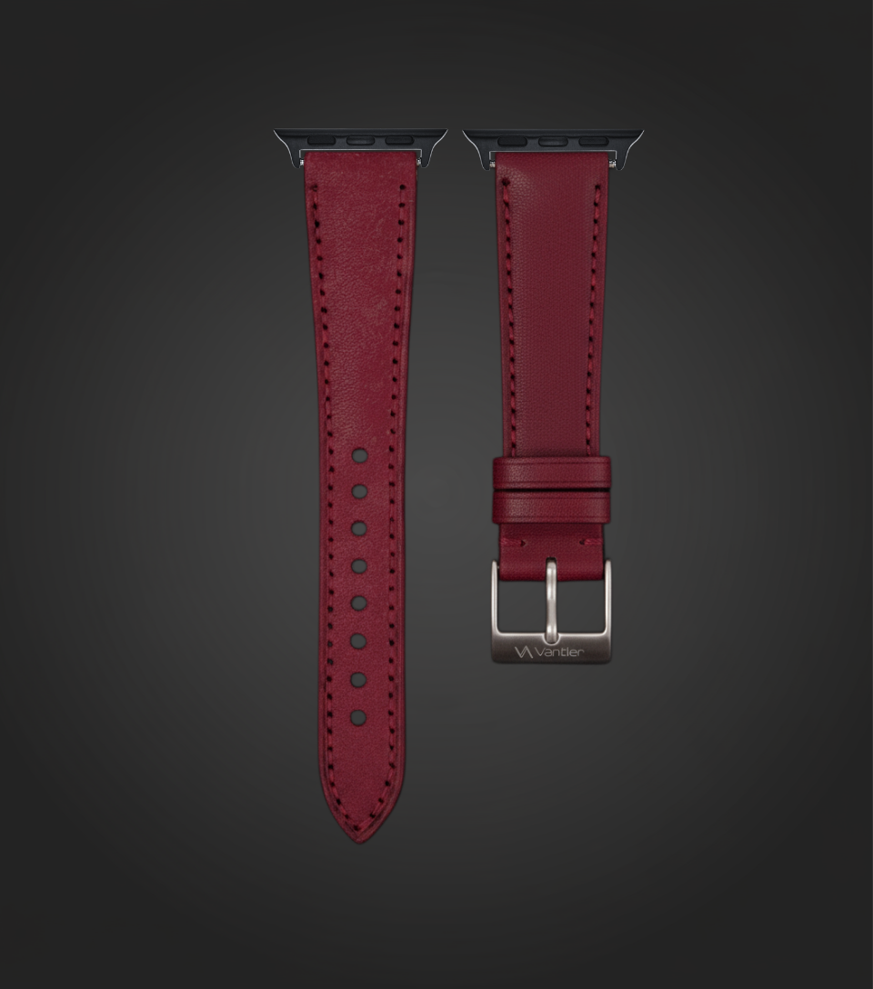 Tuscan Pueblo Crimson – Waxed Pueblo Red Strap