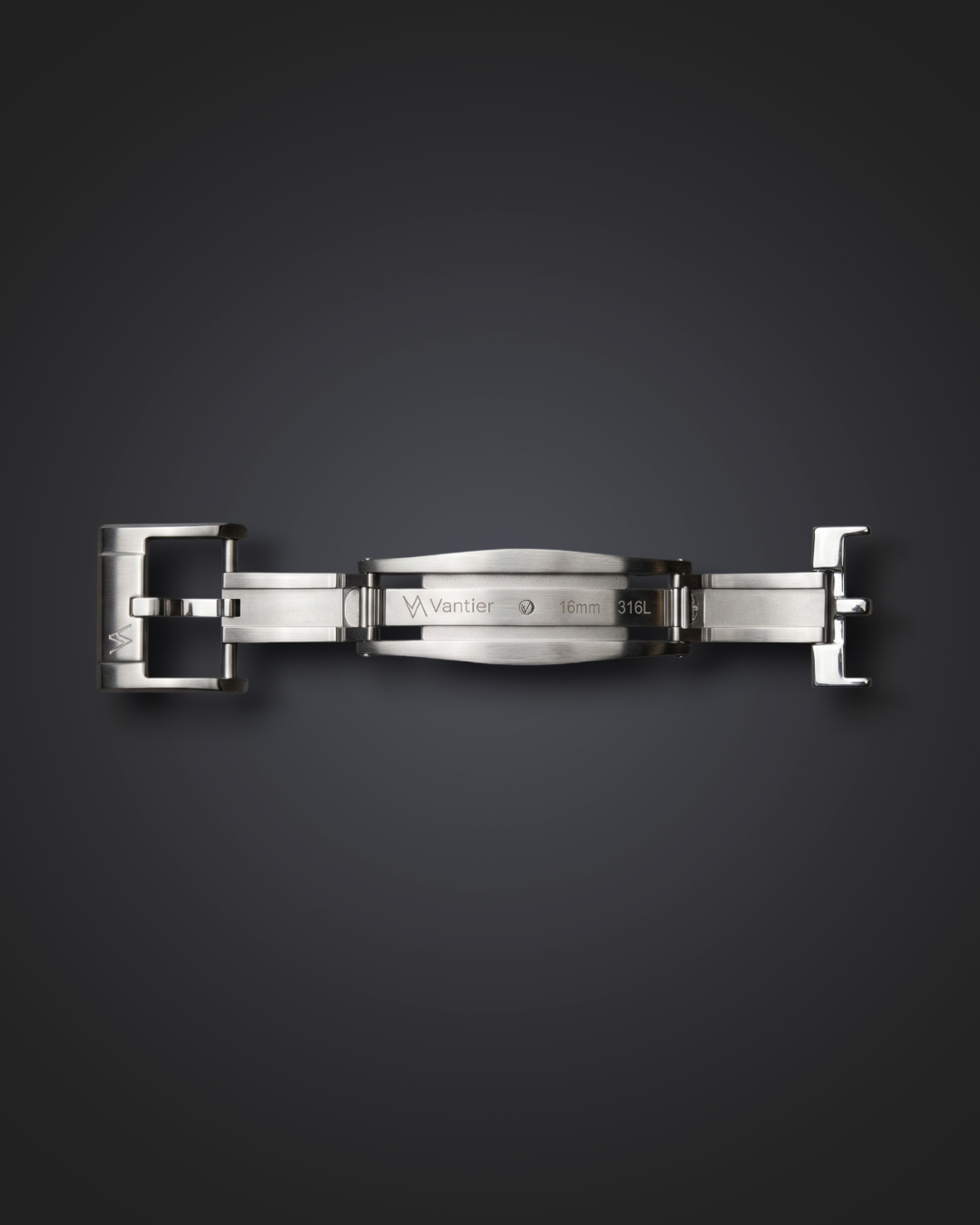 Vantier Spring Deployant Clasp – 316L Stainless Steel