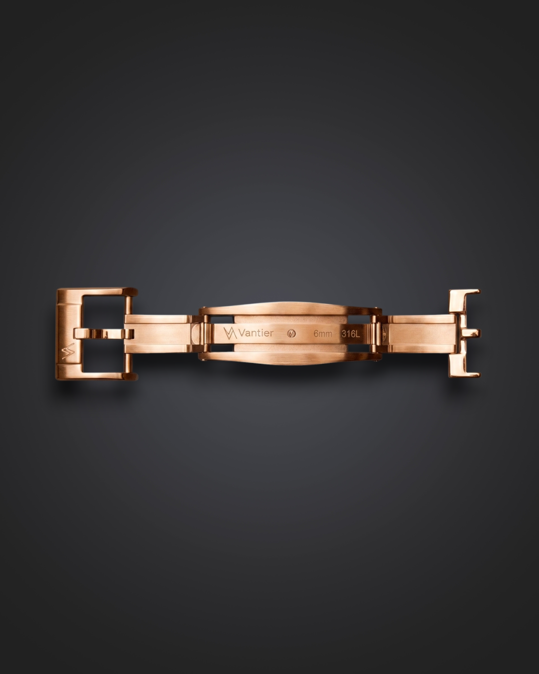 Vantier Spring Deployant Clasp – 316L Stainless Steel