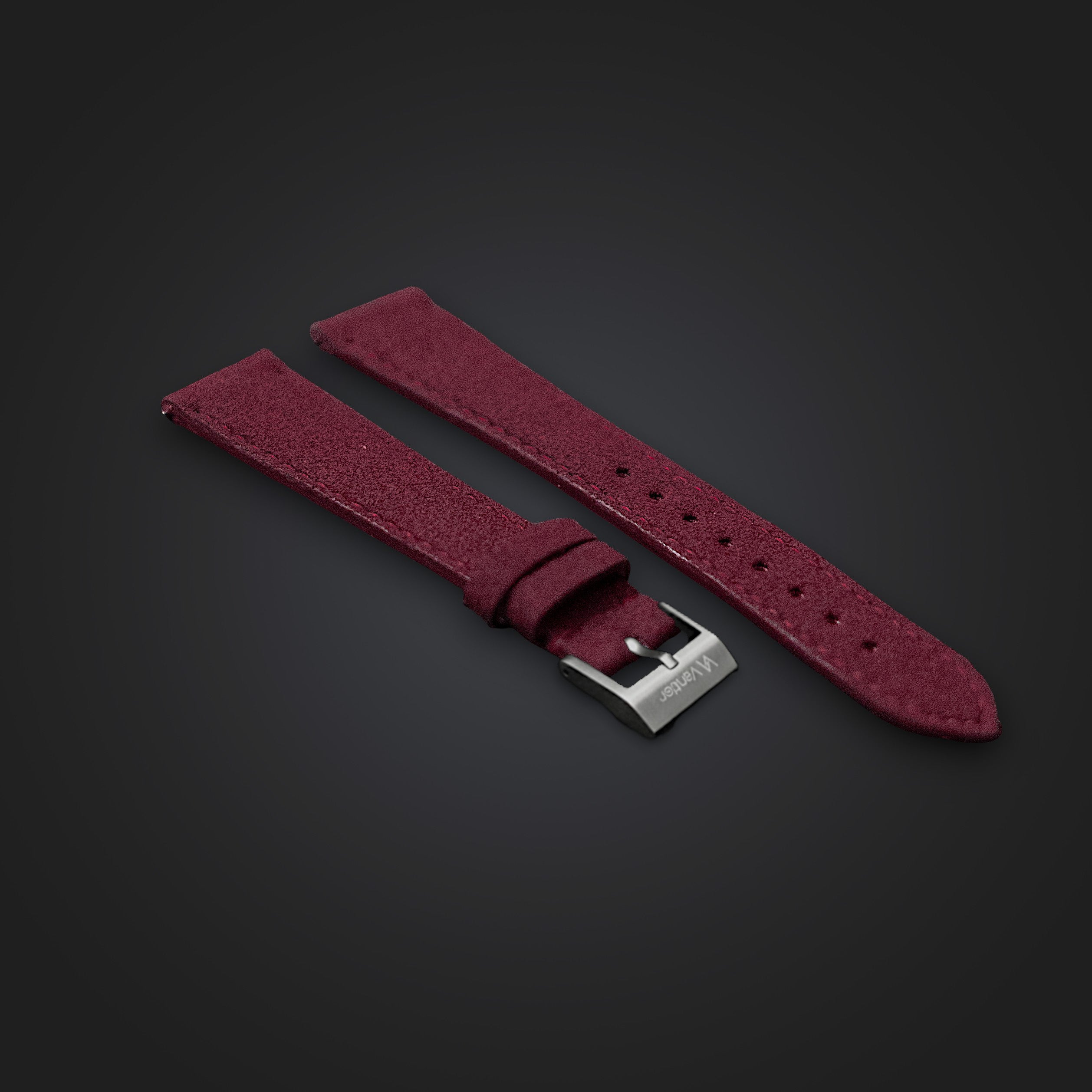Burgundy Alcantara