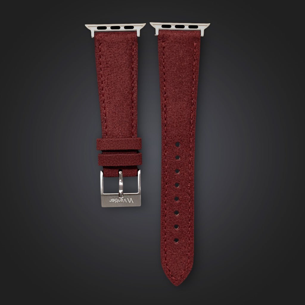 Crimson Burnt Suede